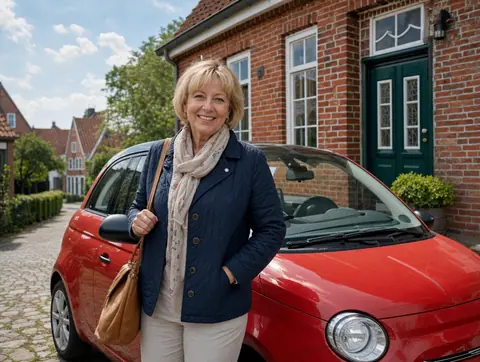 Verkäufer aus Xanten mit dem verkauften Fahrzeug